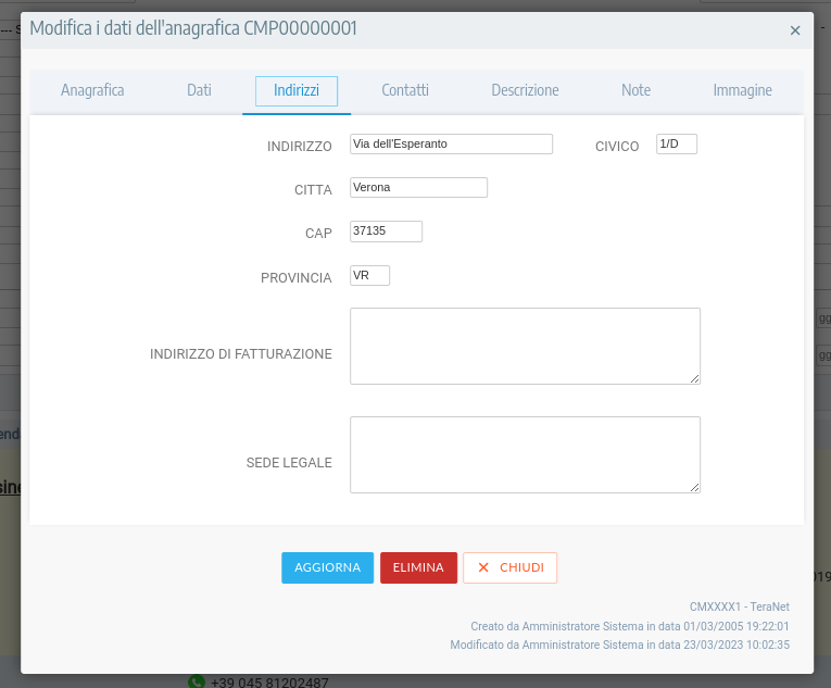 Elenco dei contratti